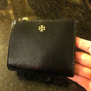 Tory Burch Robinson Patent Mini Wallet